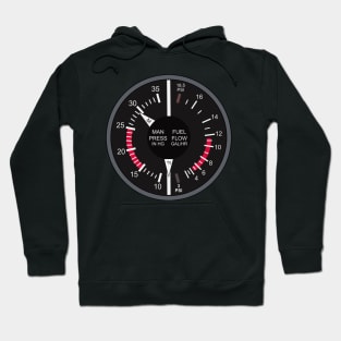 Speedometer aircraft Hoodie